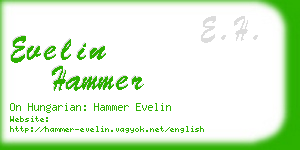 evelin hammer business card